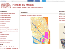 Tablet Screenshot of histoiredumarais.canalblog.com