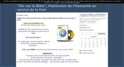 Desktop Screenshot of clicsurlabible.canalblog.com