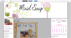 Desktop Screenshot of mirielscrap.canalblog.com