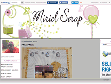 Tablet Screenshot of mirielscrap.canalblog.com