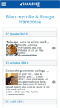 Mobile Screenshot of misstartine.canalblog.com