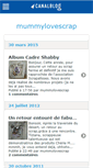 Mobile Screenshot of mummylovescrap.canalblog.com
