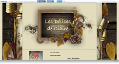 Desktop Screenshot of delicesdeclaire.canalblog.com