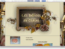 Tablet Screenshot of delicesdeclaire.canalblog.com