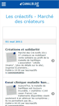 Mobile Screenshot of lescreactifs.canalblog.com