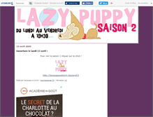Tablet Screenshot of lazypuppysaison2.canalblog.com