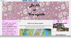 Desktop Screenshot of filsetaiguille.canalblog.com