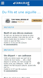 Mobile Screenshot of filsetaiguille.canalblog.com