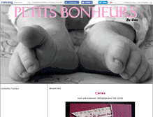 Tablet Screenshot of bonheurspetits.canalblog.com