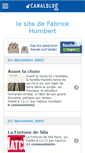 Mobile Screenshot of fabricehumbert.canalblog.com