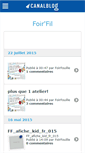 Mobile Screenshot of foirfouille.canalblog.com