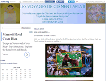 Tablet Screenshot of clementvoyage.canalblog.com