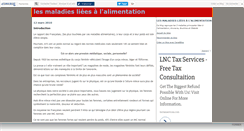 Desktop Screenshot of maladiesaliment.canalblog.com