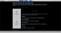 Desktop Screenshot of edealmusic.canalblog.com