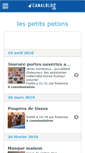 Mobile Screenshot of lespetispetons.canalblog.com