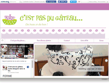 Tablet Screenshot of cestpasdugateau.canalblog.com