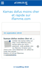Mobile Screenshot of iflammekamas.canalblog.com