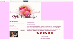 Desktop Screenshot of optiweddings.canalblog.com