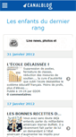 Mobile Screenshot of dernierrang.canalblog.com