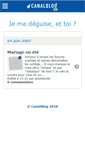 Mobile Screenshot of jemedeguise.canalblog.com