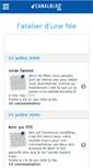Mobile Screenshot of latelierdunefee.canalblog.com