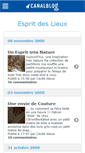 Mobile Screenshot of espritdeslieux.canalblog.com