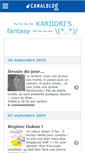 Mobile Screenshot of kariioriworld.canalblog.com