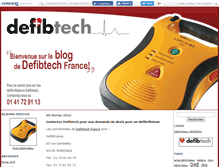 Tablet Screenshot of defibrilateur.canalblog.com