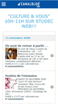 Mobile Screenshot of cultureetvous.canalblog.com