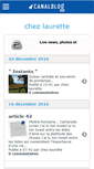 Mobile Screenshot of chezlaure.canalblog.com