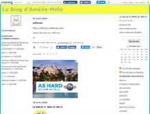 Tablet Screenshot of ameliemelo.canalblog.com