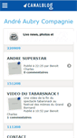 Mobile Screenshot of andreaubry.canalblog.com