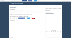 Desktop Screenshot of codedavinci.canalblog.com