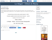 Tablet Screenshot of leregaltheix.canalblog.com