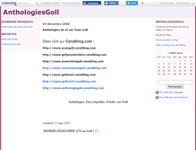 Tablet Screenshot of claireetyvangoll.canalblog.com