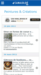 Mobile Screenshot of creapeintures.canalblog.com