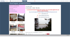 Desktop Screenshot of possomariages.canalblog.com