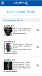 Mobile Screenshot of lapinlazulimode.canalblog.com