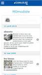 Mobile Screenshot of momodiste.canalblog.com