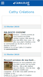 Mobile Screenshot of cathydcreation.canalblog.com
