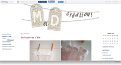 Desktop Screenshot of mdcreations.canalblog.com