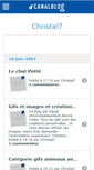 Mobile Screenshot of christal7.canalblog.com