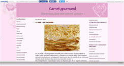 Desktop Screenshot of carnetgourmand.canalblog.com