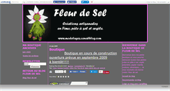 Desktop Screenshot of boutikfleurdesel.canalblog.com