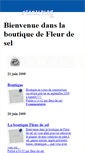 Mobile Screenshot of boutikfleurdesel.canalblog.com