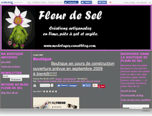 Tablet Screenshot of boutikfleurdesel.canalblog.com