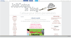 Desktop Screenshot of jolicoton.canalblog.com