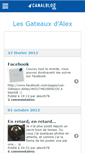 Mobile Screenshot of lesgateauxdalex.canalblog.com