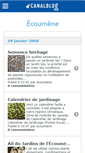 Mobile Screenshot of ecoumene.canalblog.com