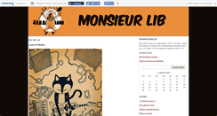 Desktop Screenshot of monsieurlib.canalblog.com